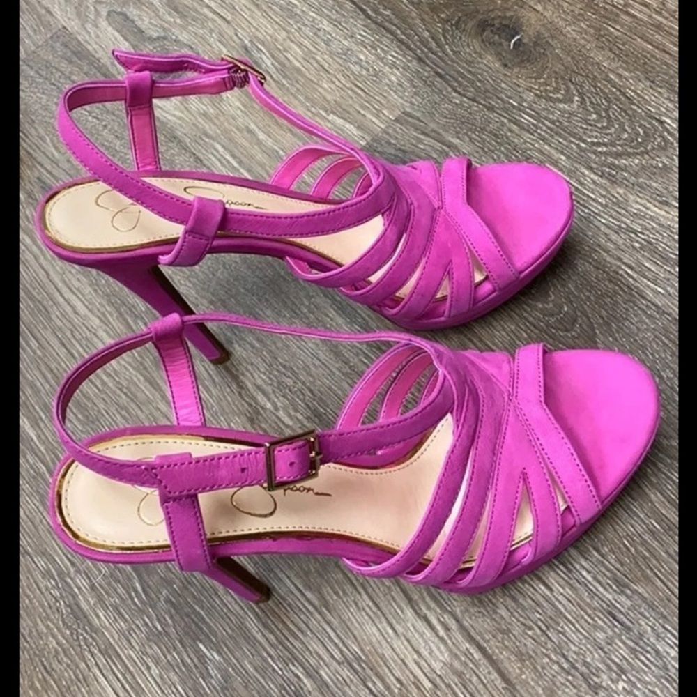 Jessica Simpson Strappy Suede Heels